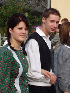 Sz�reti felvonul�s 2005 Zaveczki Eszter, Kal�n P�ter.jpg