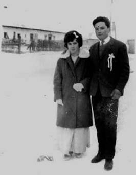 Rk Kati koszorslny Annusk lakodalmn 1964.jpg
